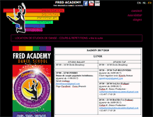 Tablet Screenshot of fredacademy.be